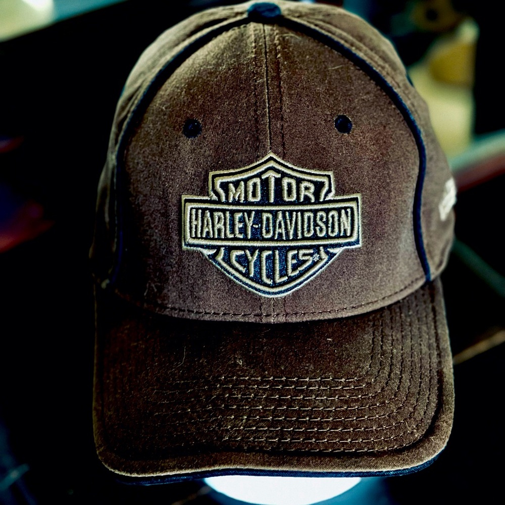 Dark brown Harley Davidson Hat Unisex
